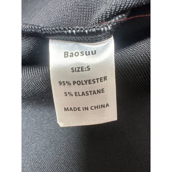 Baosuu Black Off-Shoulder Midi Dress Womens Size S Evening Dinner Party - Picture 5 of 9